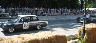 Lotus Cortina fra 1963 med 1600cc og Volvo Amazon 122 fra 1964 og 1800cc