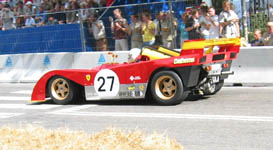 Nybygged kopi p� en Ferrari kankurrancevogn fra GT-serien i 70'erne. (Bygged over en Ferrari Mondial T fra 1991.)