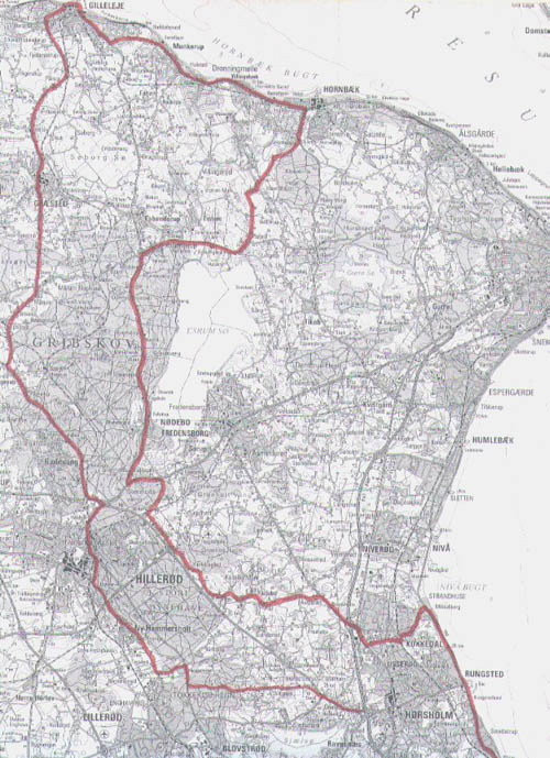 Kort over Arres�-turen.