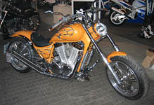 Ombygged Suzuki cutomcykel